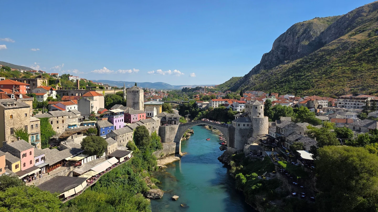 Il Ponte Vecchio sulla Neretva a Mostar